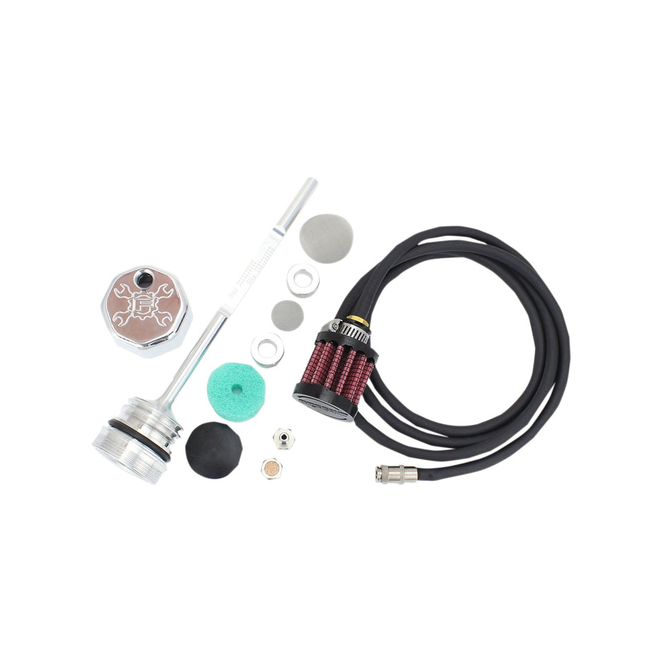 FEULING PARTS - VENTED DIPSTICK - POLISHED - M8 TOURING/TRIKE