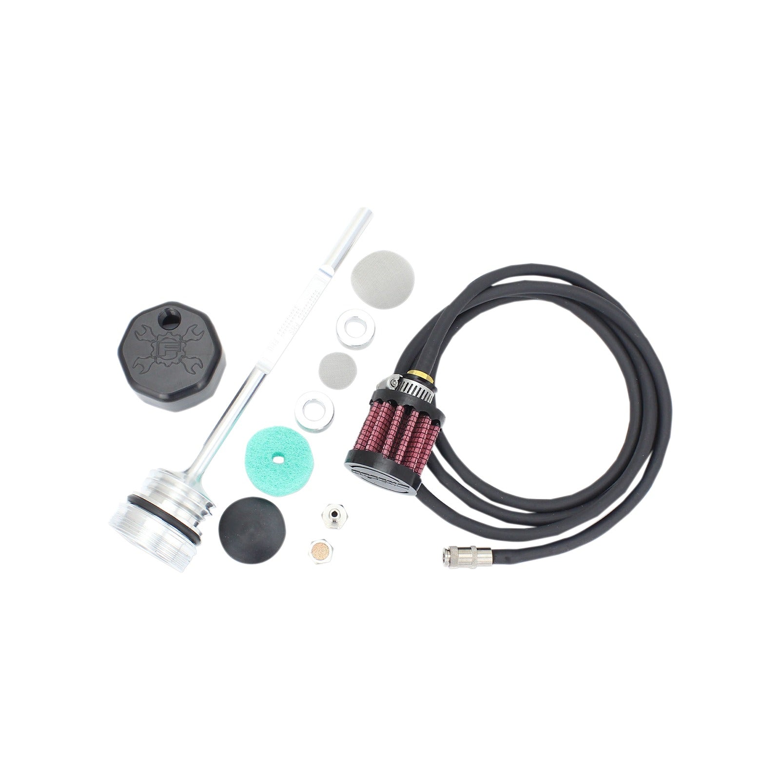 FEULING PARTS - VENTED DIPSTICK - BLACK - M8 TOURING/TRIKE