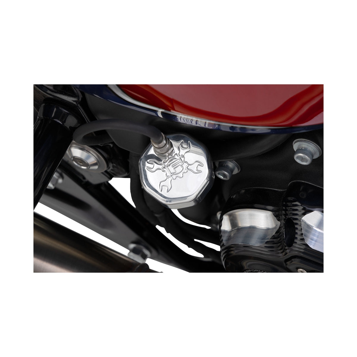 FEULING PARTS - VENTED DIPSTICK - POLISHED - M8 SOFTAIL