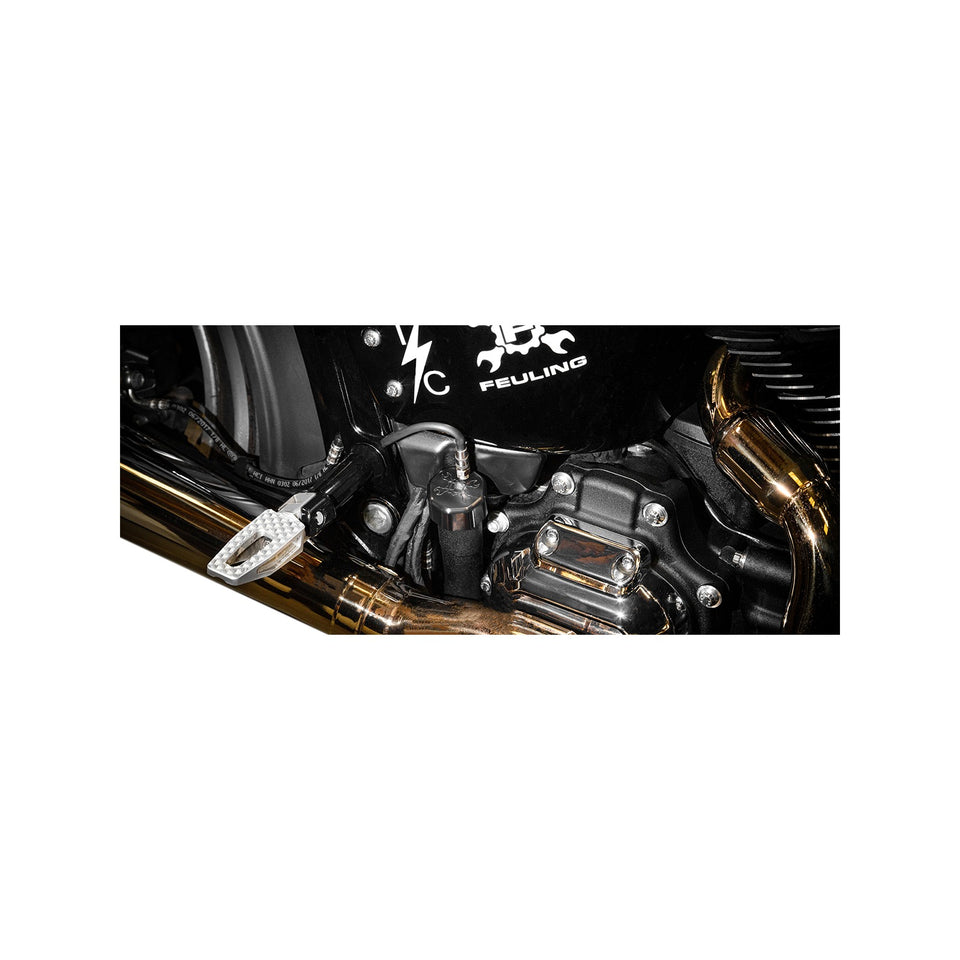 FEULING PARTS - VENTED DIPSTICK - BLACK - M8 SOFTAIL