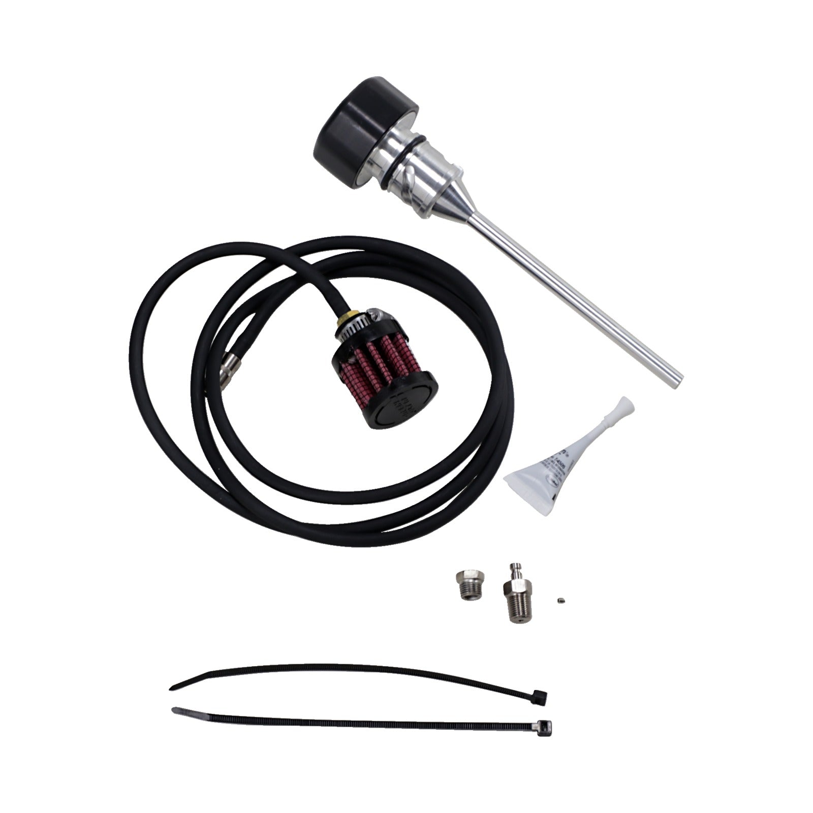 FEULING PARTS - VENTED DIPSTICK - BLACK - M8 SOFTAIL