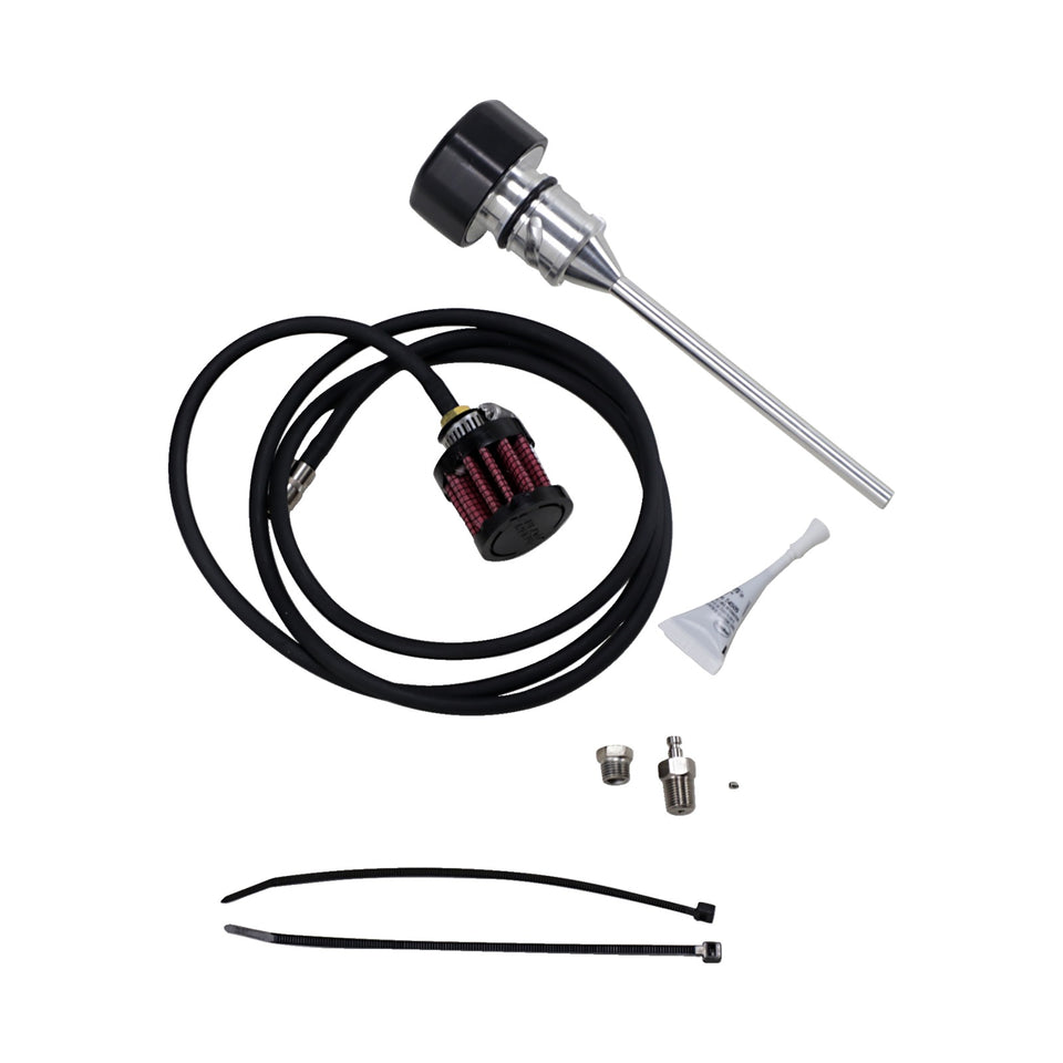 FEULING PARTS - VENTED DIPSTICK - BLACK - M8 SOFTAIL