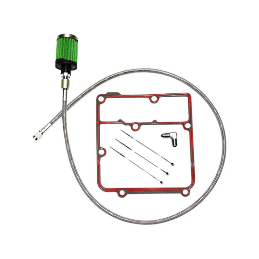 FEULING PARTS - OIL TANK BREATHER KIT - STAINLESS - 99'-05' DYNA