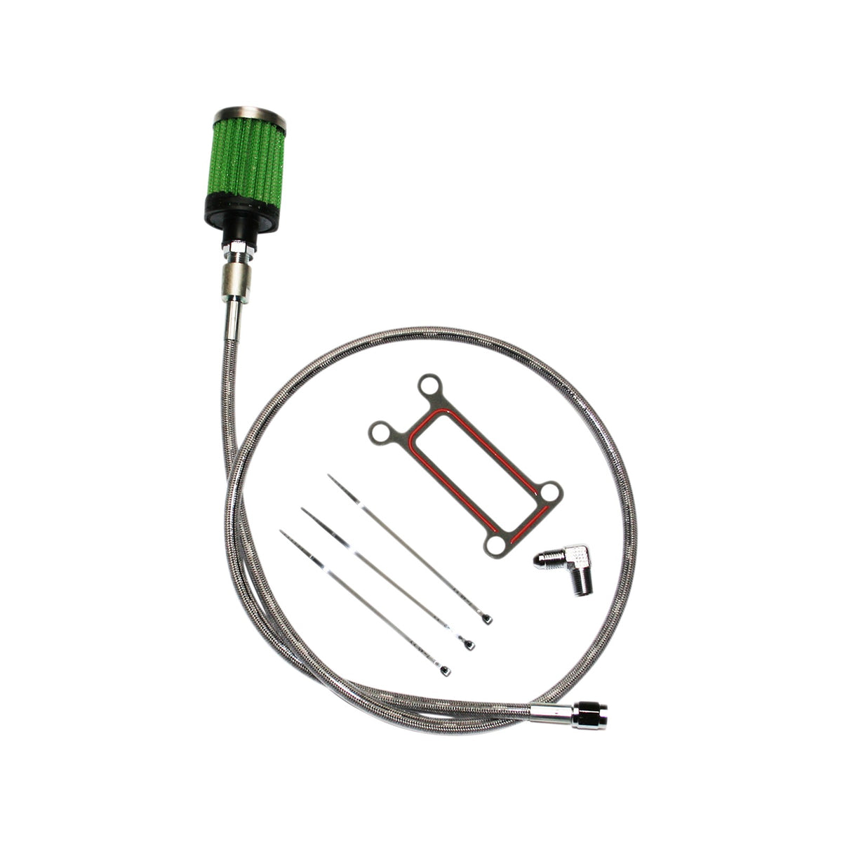 FEULING PARTS - OIL TANK BREATHER KIT - STAINLESS - 99'-01' TOURING