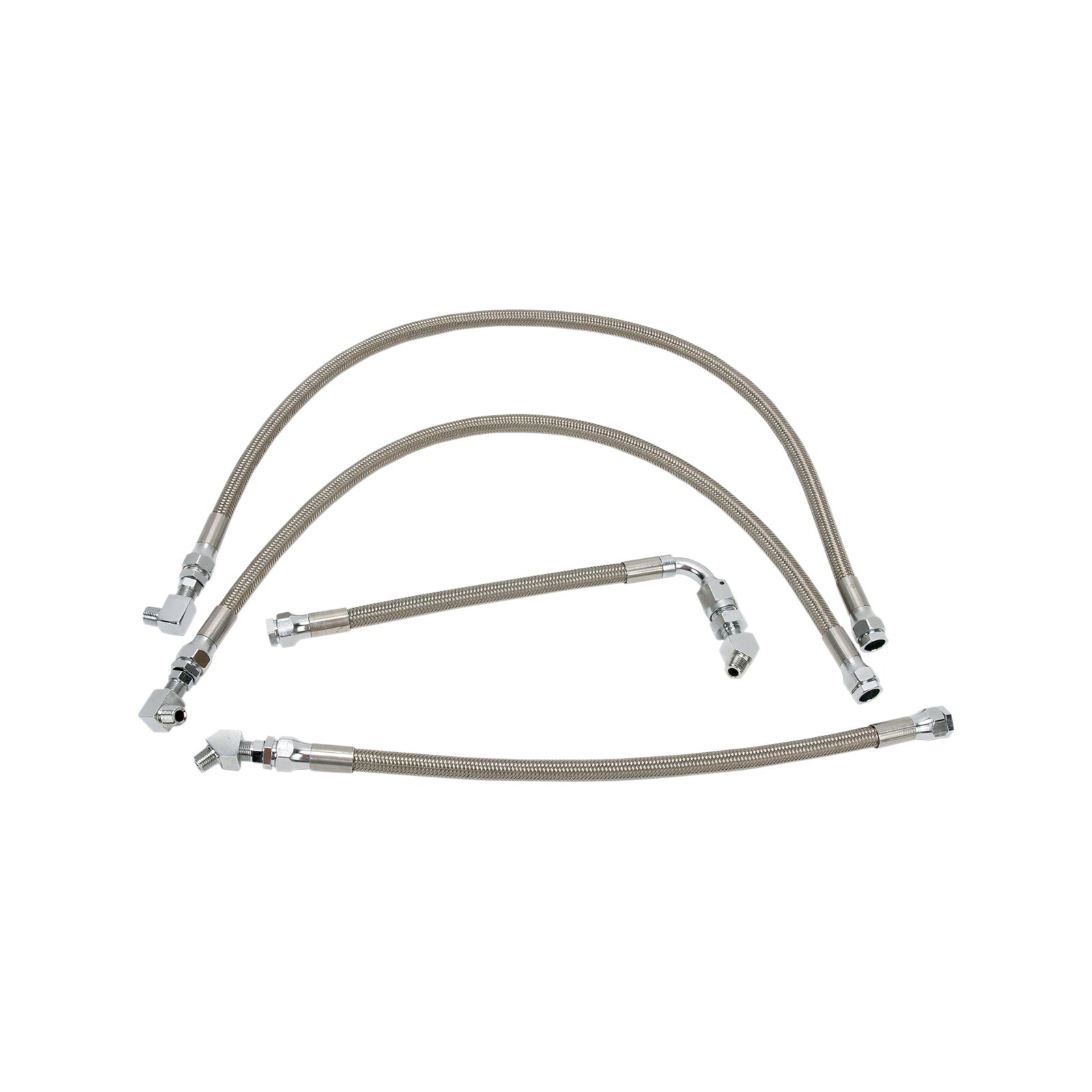 DRAG SPECIALTIES - OIL LINE KIT - STAINLESS STEEL - FXR