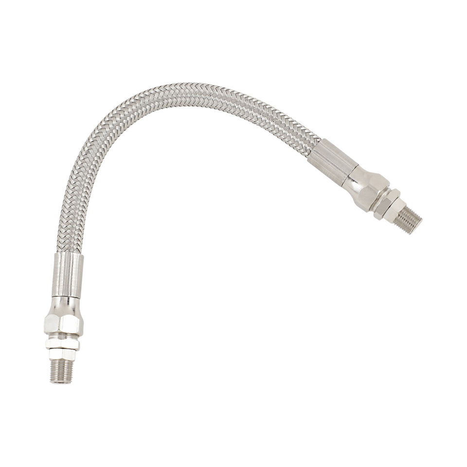 DRAG SPECIALTIES - UNIVERSAL OIL LINE - STAINLESS STEEL - 9"