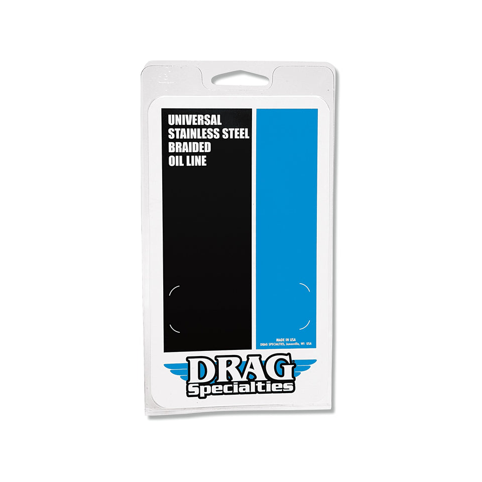 DRAG SPECIALTIES - UNIVERSAL OIL LINE - STAINLESS STEEL - 13"