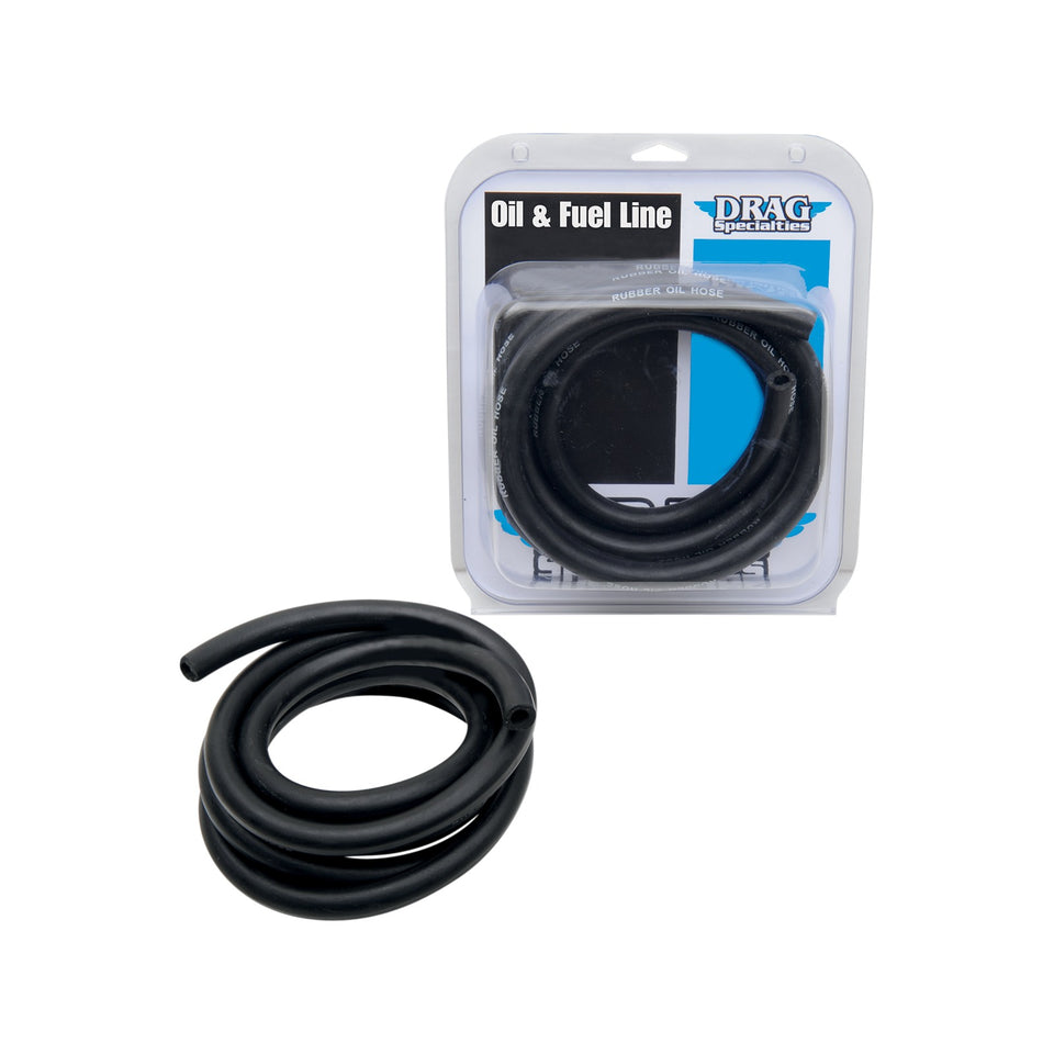 DRAG SPECIALTIES - FUEL/OIL LINE - BLACK - 3/8" - 8'