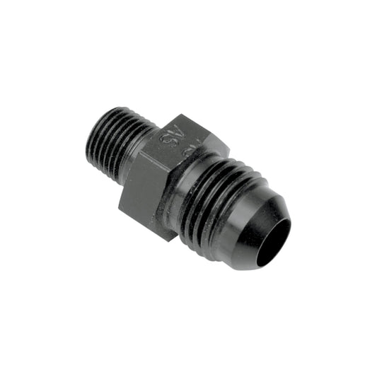 GOODRIDGE - OIL LINE FITTING - BLACK - STRAIGHT - 1/4" NPT