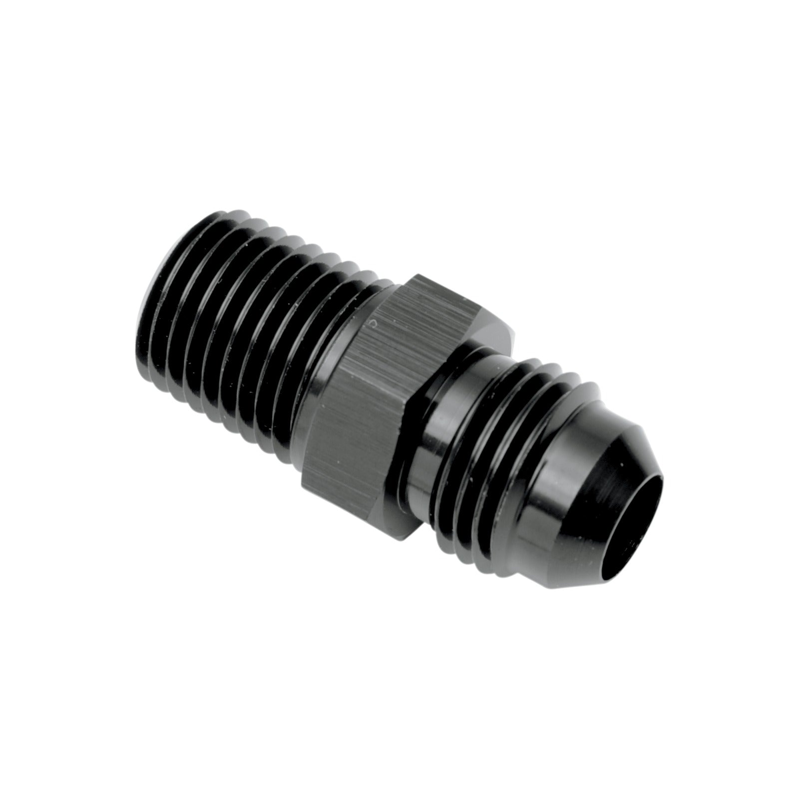 GOODRIDGE - OIL LINE FITTING - BLACK -STRAIGHT - 1/8" NPT