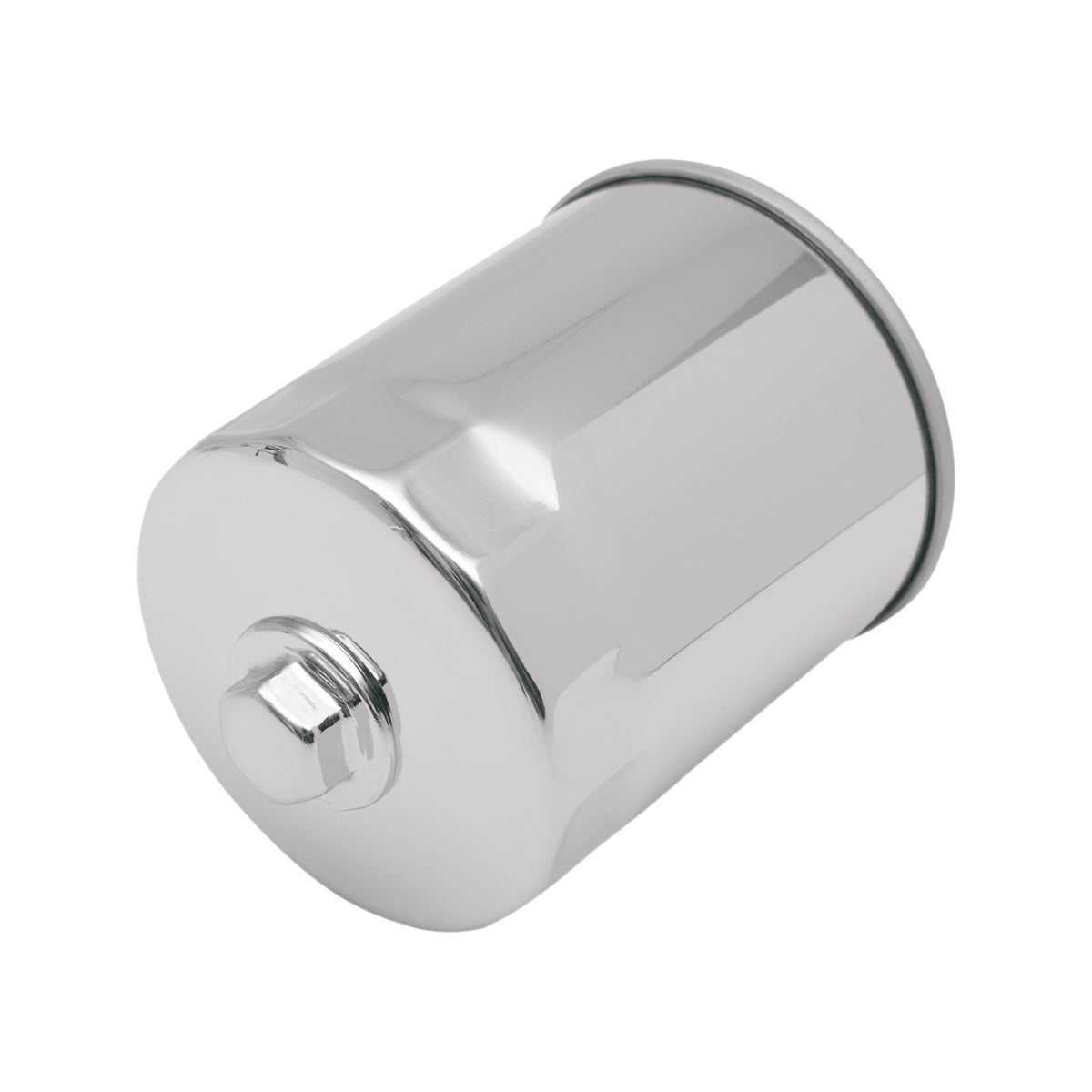 DRAG SPECIALTIES - OIL FILTER WITH NUT - CHROME - DYNA