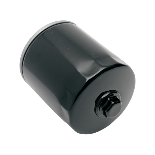 DRAG SPECIALTIES - OIL FILTER WITH NUT - BLACK - TWIN CAM/M8