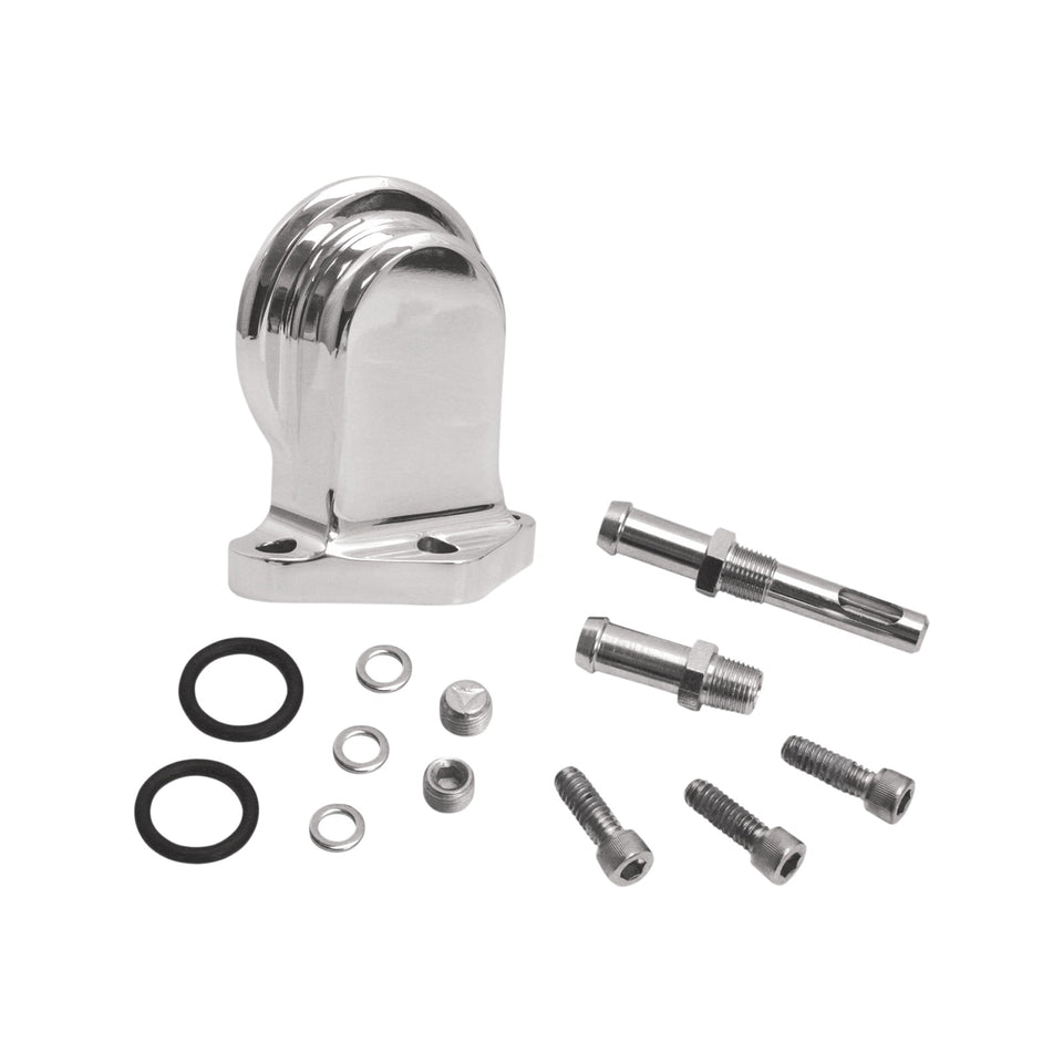 S&S CYCLE - OIL FILTER MOUNTING BRACKET KIT - POLISHED