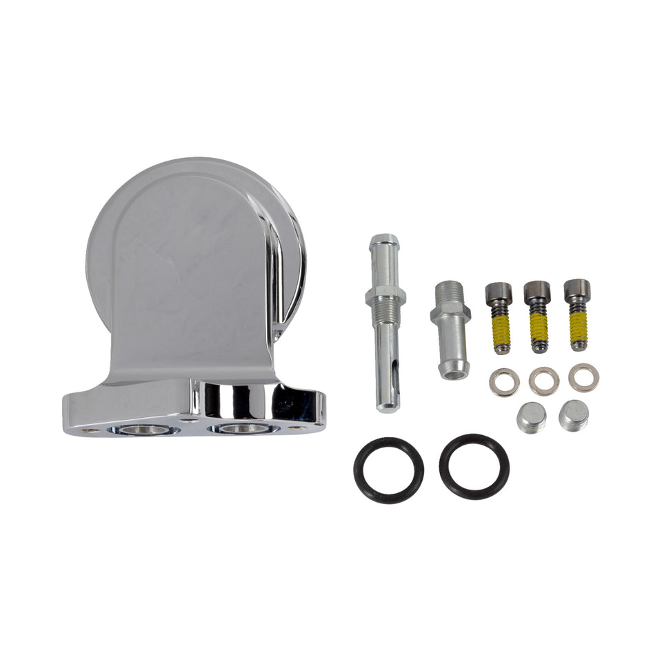 S&S CYCLE - OIL FILTER MOUNTING BRACKET KIT - CHROME
