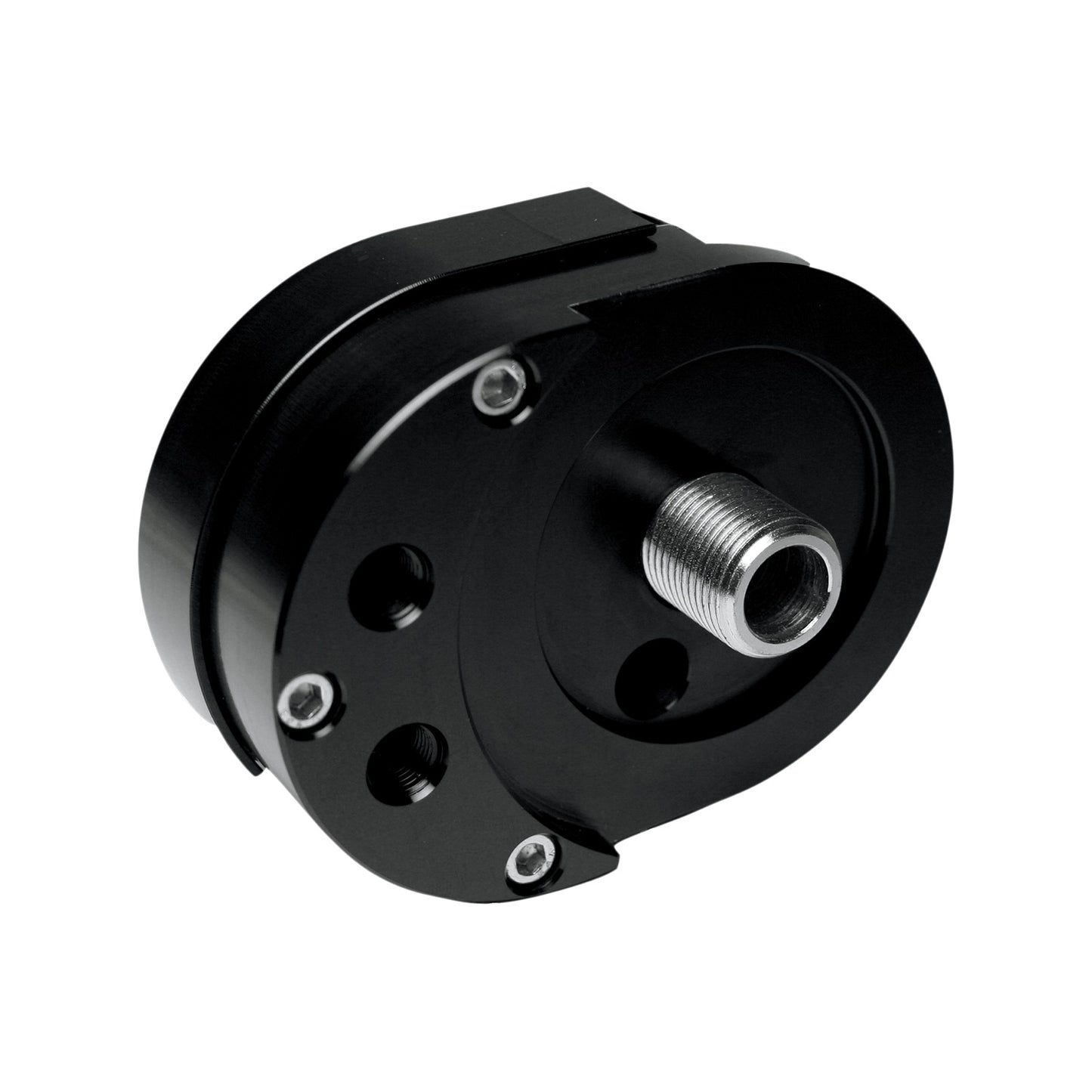 FEULING PARTS - OFFSET OIL FILTER MOUNT - BLACK