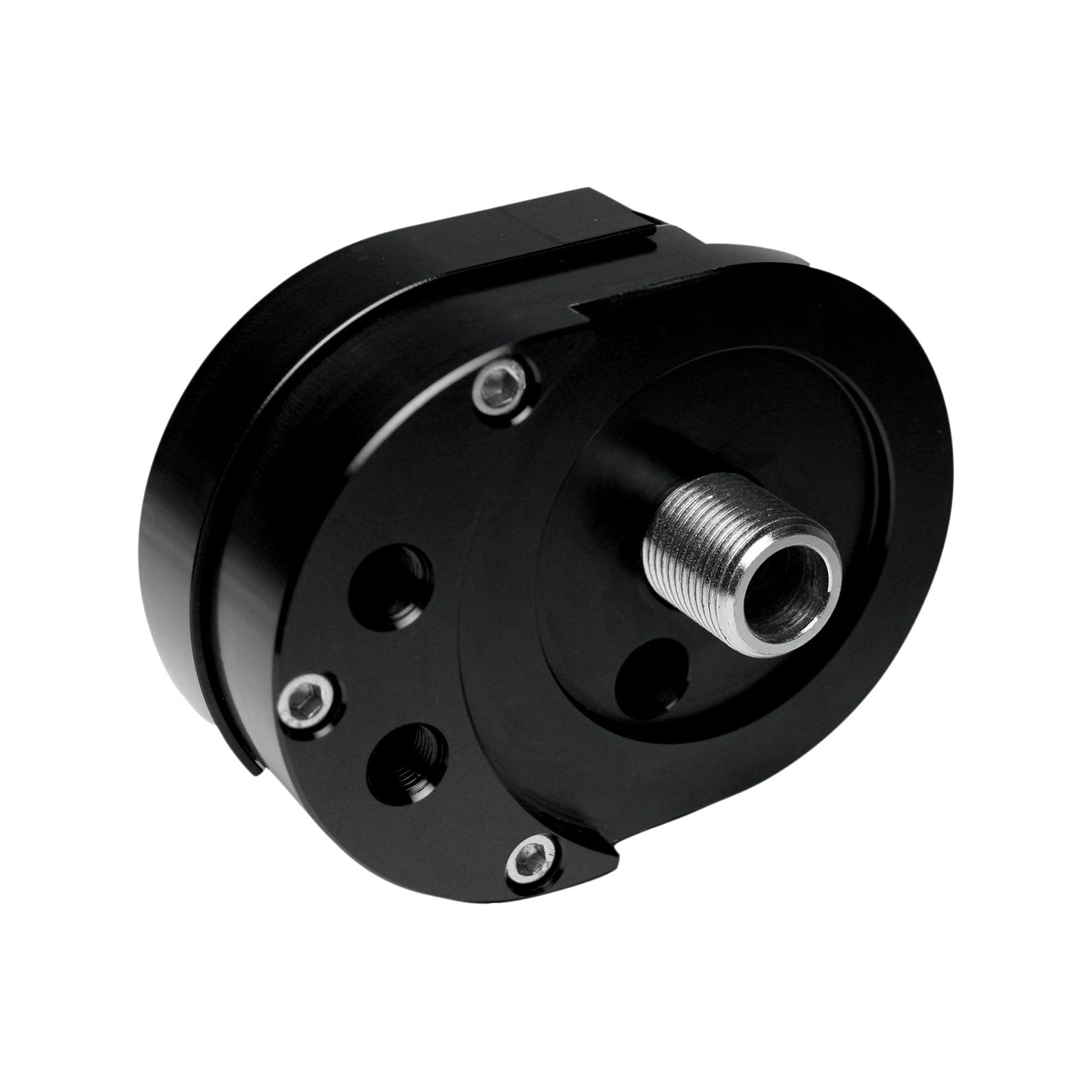 FEULING PARTS - OFFSET OIL FILTER MOUNT - BLACK