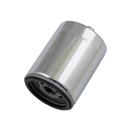 DRAG SPECIALTIES - OIL FILTER WITH NUT - CHROME - M8