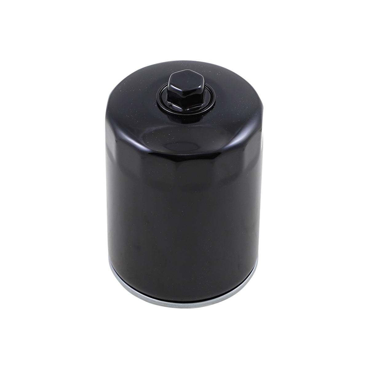 DRAG SPECIALTIES - OIL FILTER WITH NUT - BLACK - M8