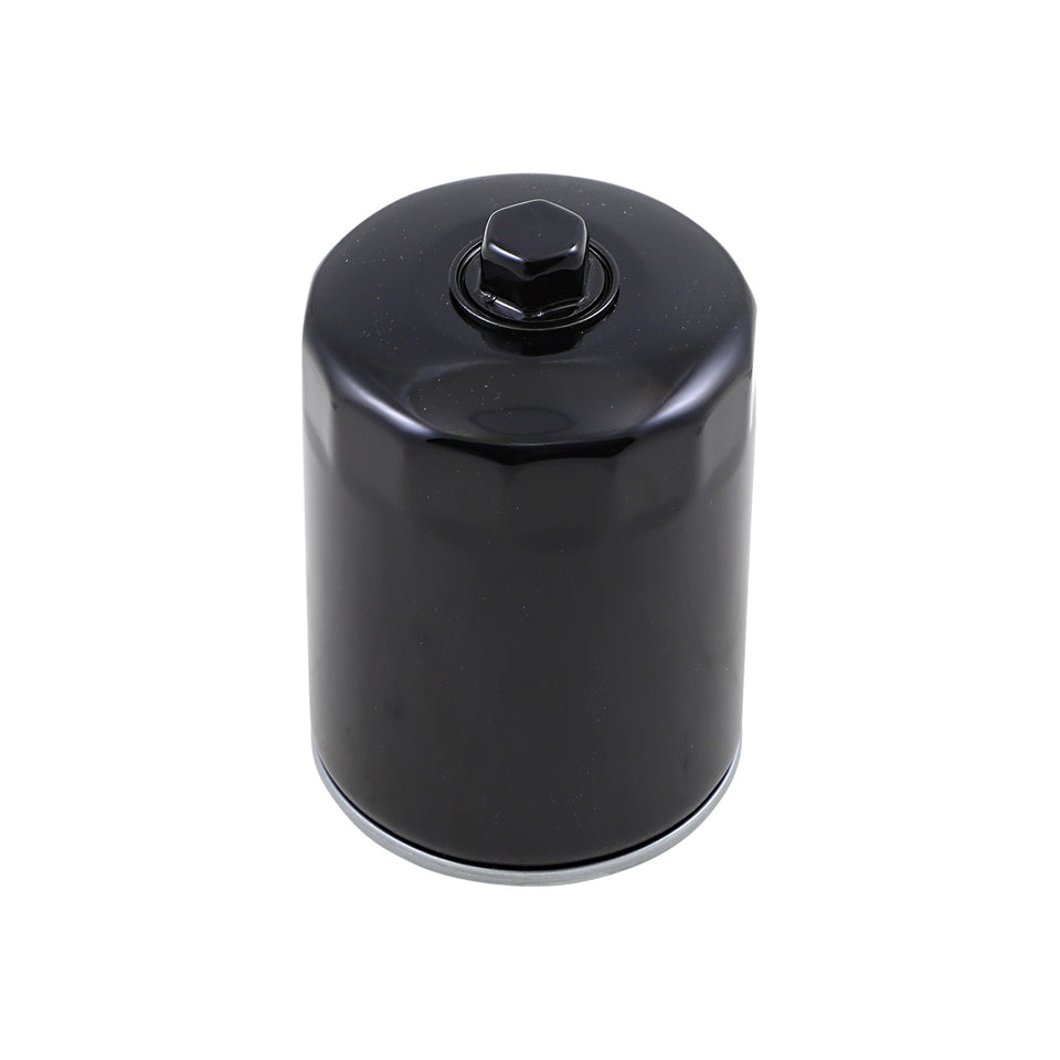 DRAG SPECIALTIES - OIL FILTER WITH NUT - BLACK - M8