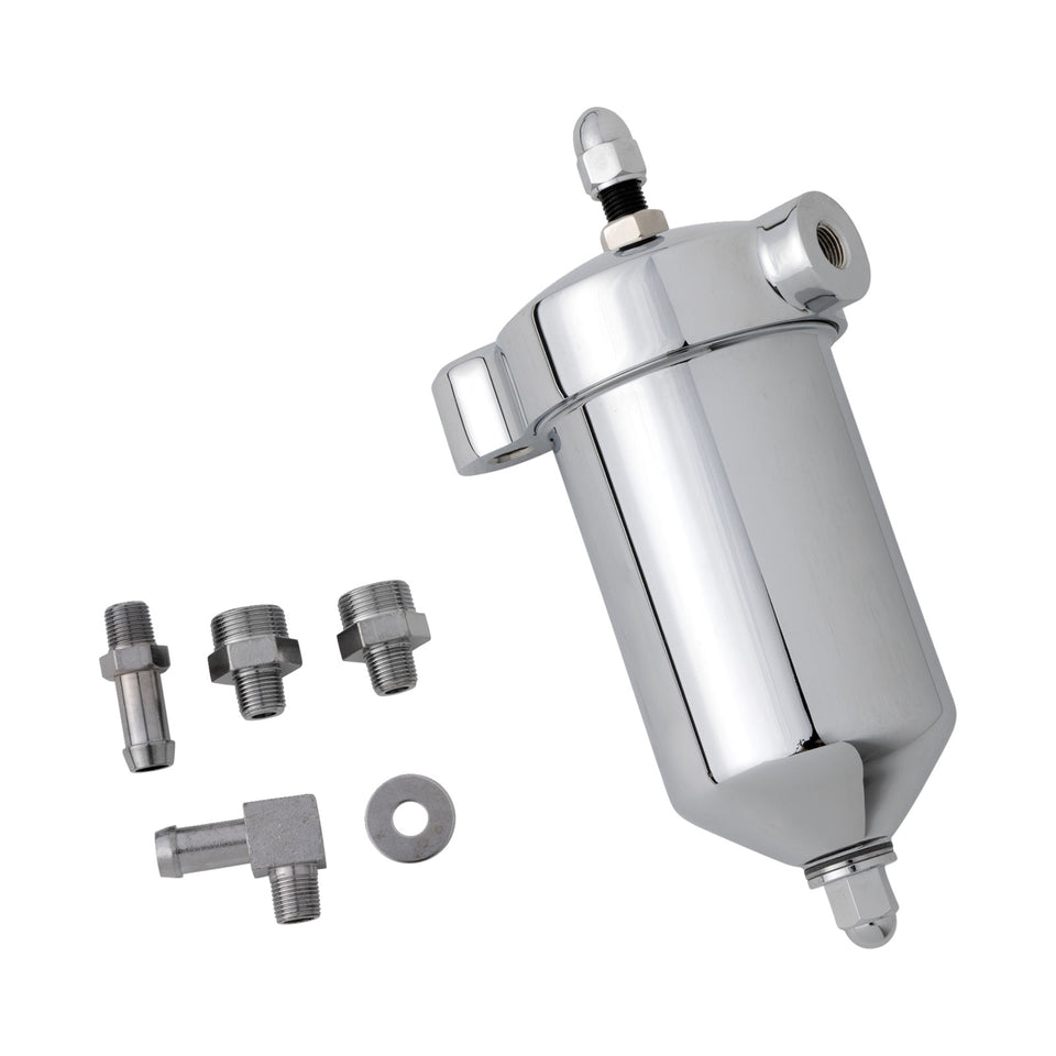 DRAG SPECIALTIES - OIL FILTER ASSEMBLY - CHROME