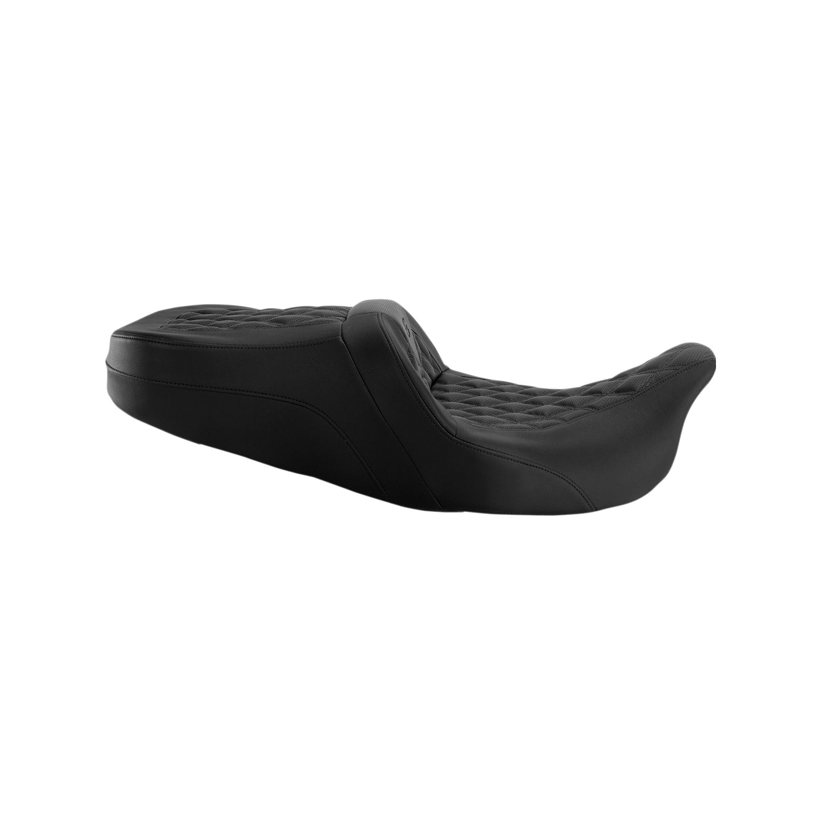 SADDLEMEN - ROADSOFA(TM) SEAT - FULL LATTICE STITCH - WITHOUT BACKREST - FLT/FLH '08-'24