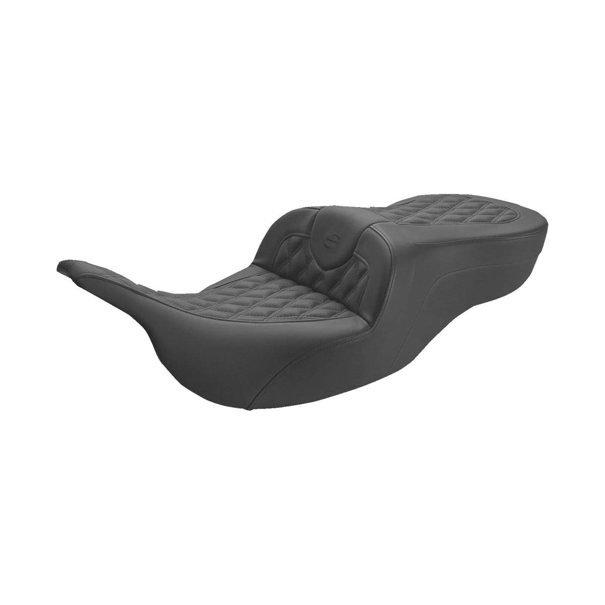 SADDLEMEN - ROADSOFA(TM) SEAT - FULL LATTICE STITCH - WITHOUT BACKREST - FLT/FLH '97-'07