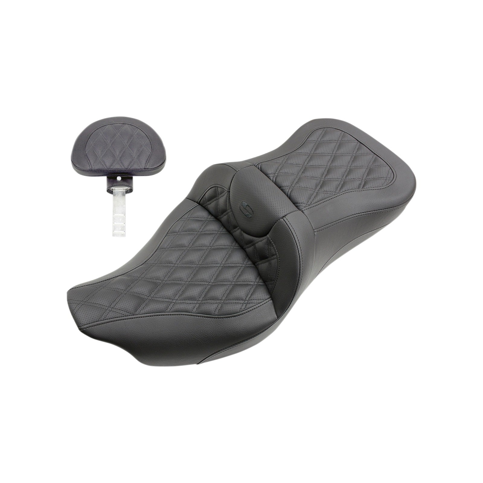 SADDLEMEN - ROADSOFA(TM) LATTICE STITCH SEAT - 0801-1187 - 808-07B-182BR