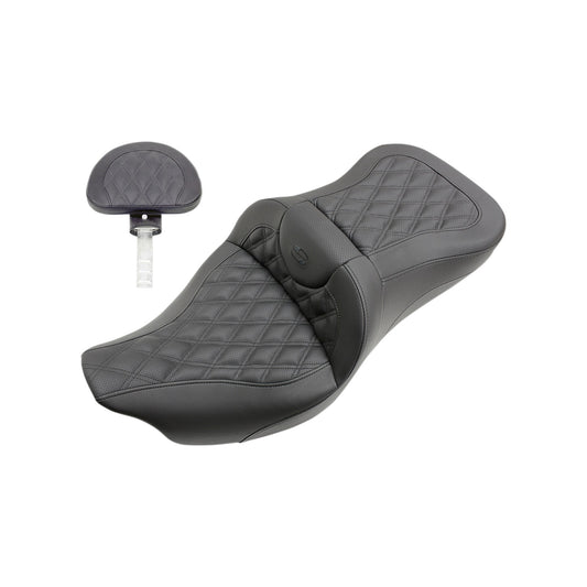 SADDLEMEN - ROADSOFA(TM) LATTICE STITCH SEAT - 0801-1187 - 808-07B-182BR