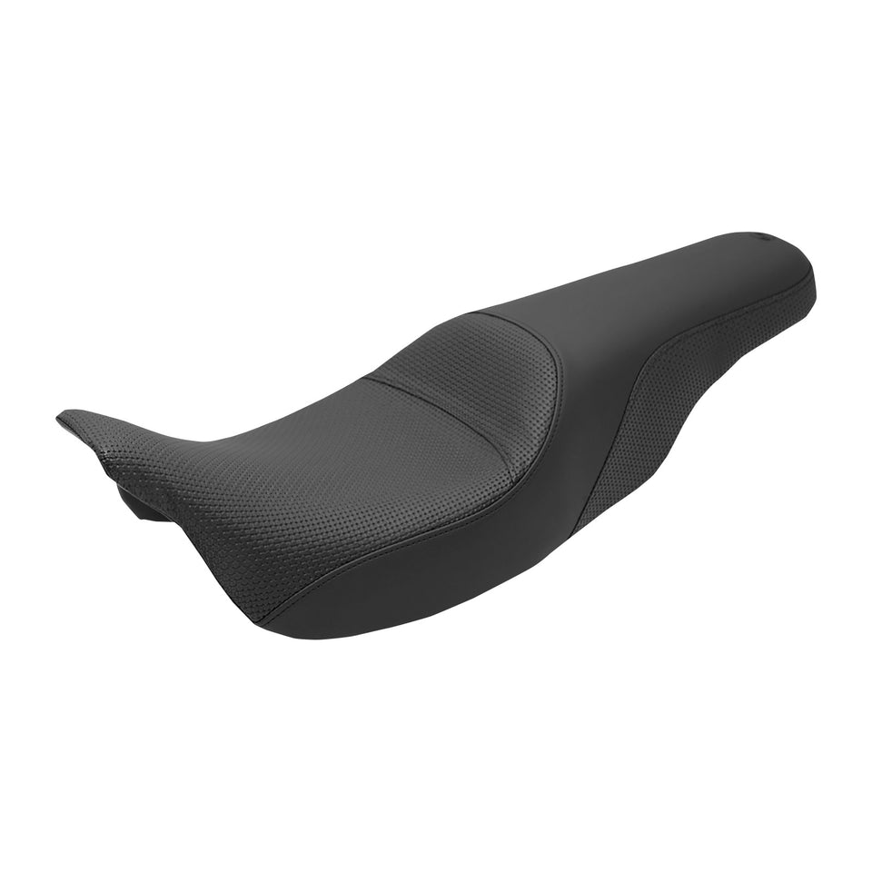 SADDLEMEN - PROFILER(TM) BASKETWEAVE SEAT - BLACK - FLH/FLT '08-'20