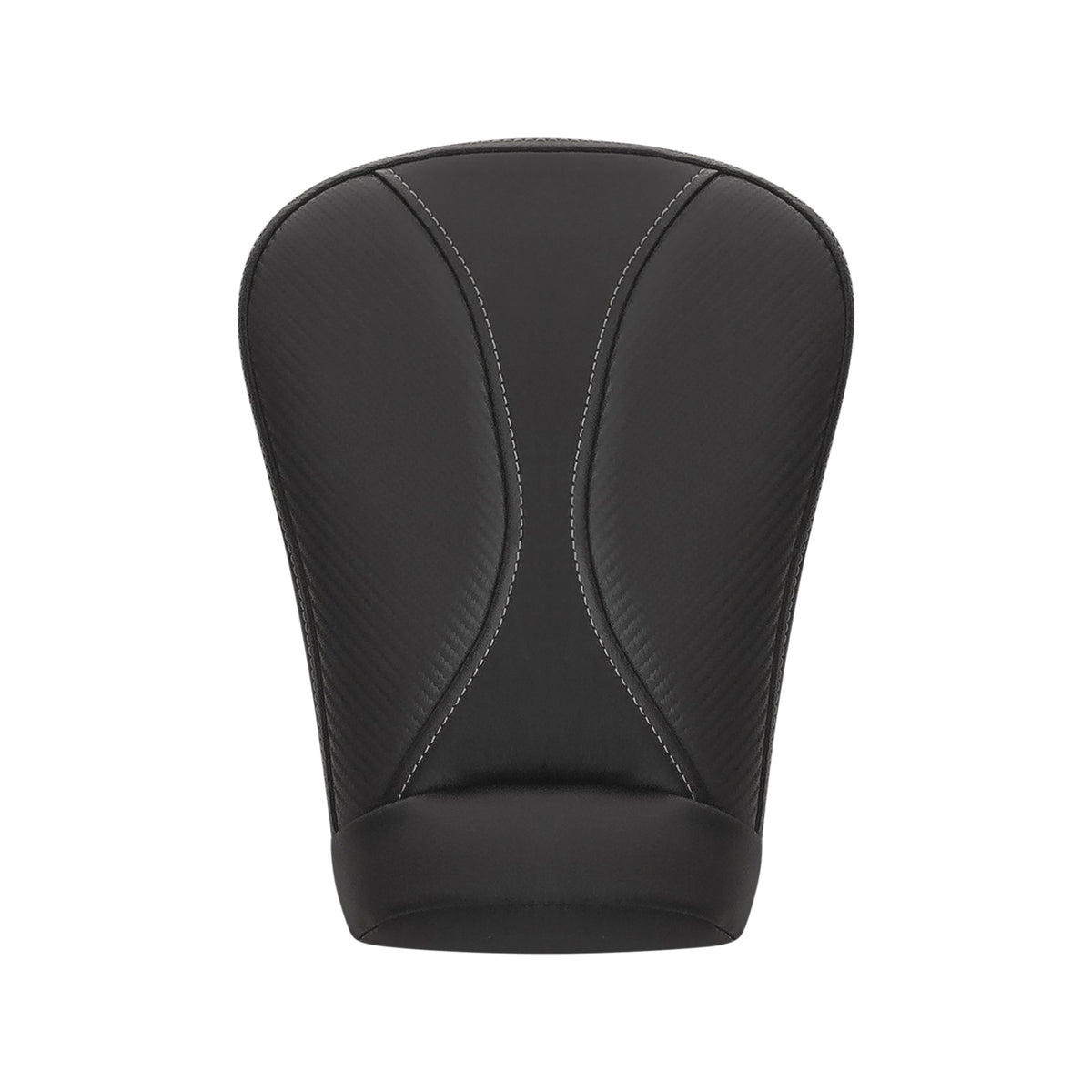 SADDLEMEN - DOMINATOR PILLION PAD - EXTENDED REACH - BLACK W/ GRAY STITCHING - FL '08-'25