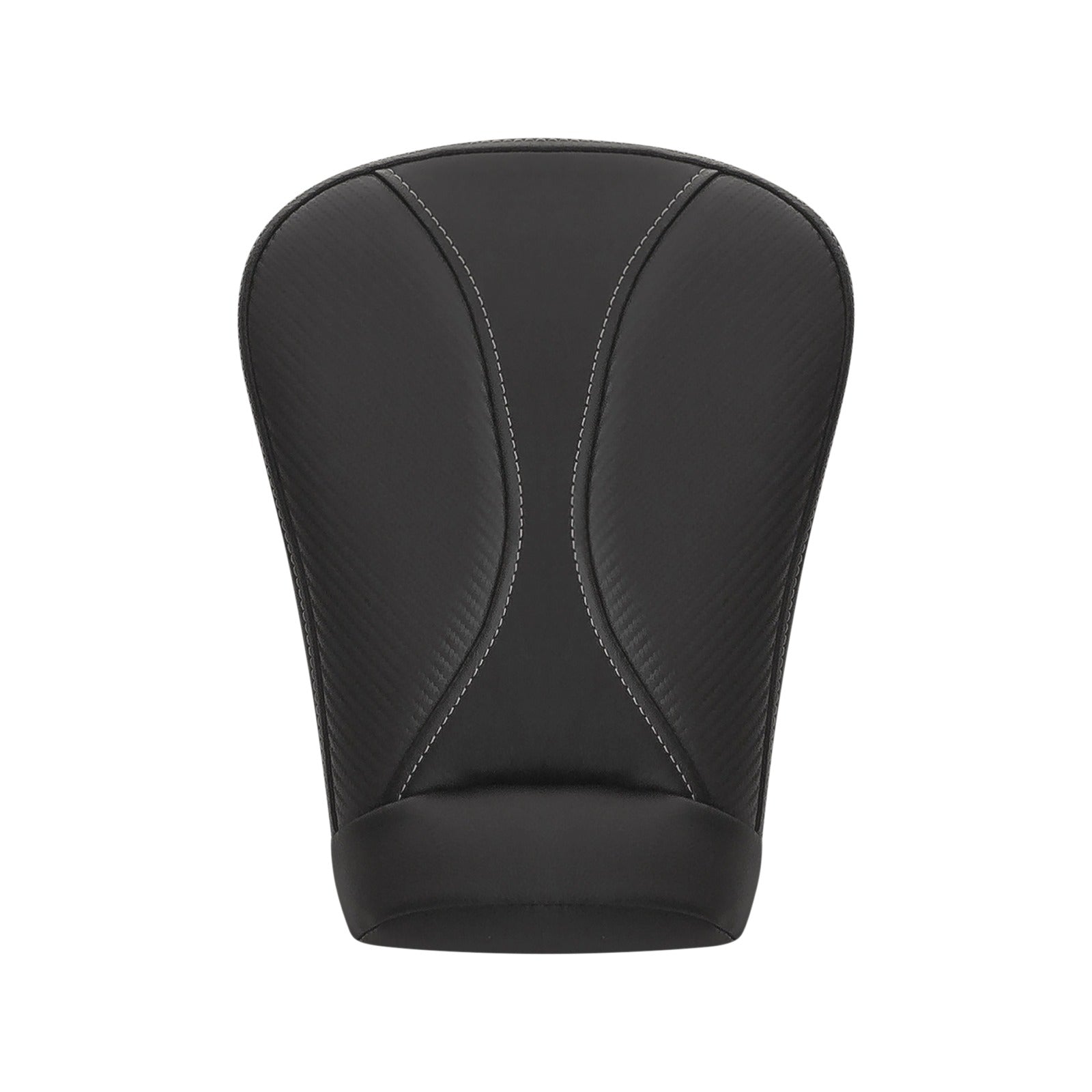 SADDLEMEN - DOMINATOR PILLION PAD - EXTENDED REACH - BLACK W/ GRAY STITCHING - FL '08-'25