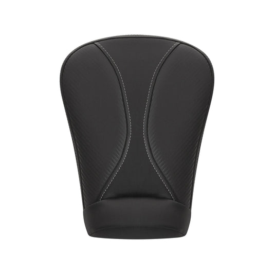 SADDLEMEN - DOMINATOR PILLION PAD - EXTENDED REACH - BLACK W/ GRAY STITCHING - FL '08-'25