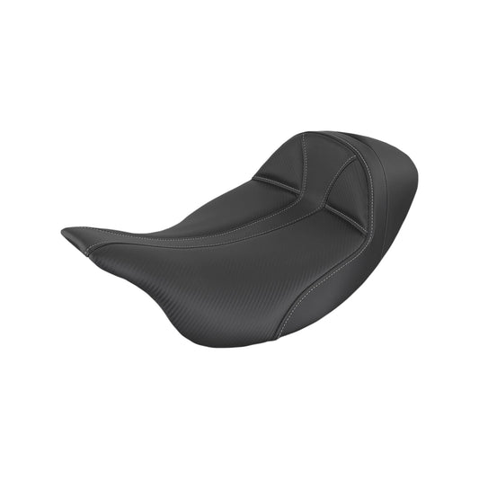 SADDLEMEN - DOMINATOR SEAT - LOW - SOLO - BLACK W/ GRAY STITCHING - FL '08-'24