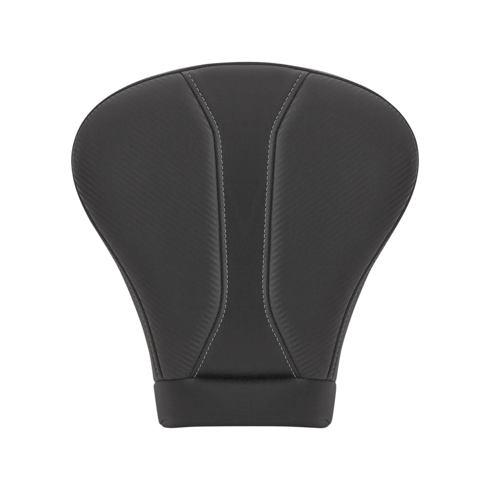 SADDLEMEN - DOMINATOR PILLION PAD - EXTENDED REACH/TOURING - BLACK W/ GRAY STITCHING - FL '08-'25