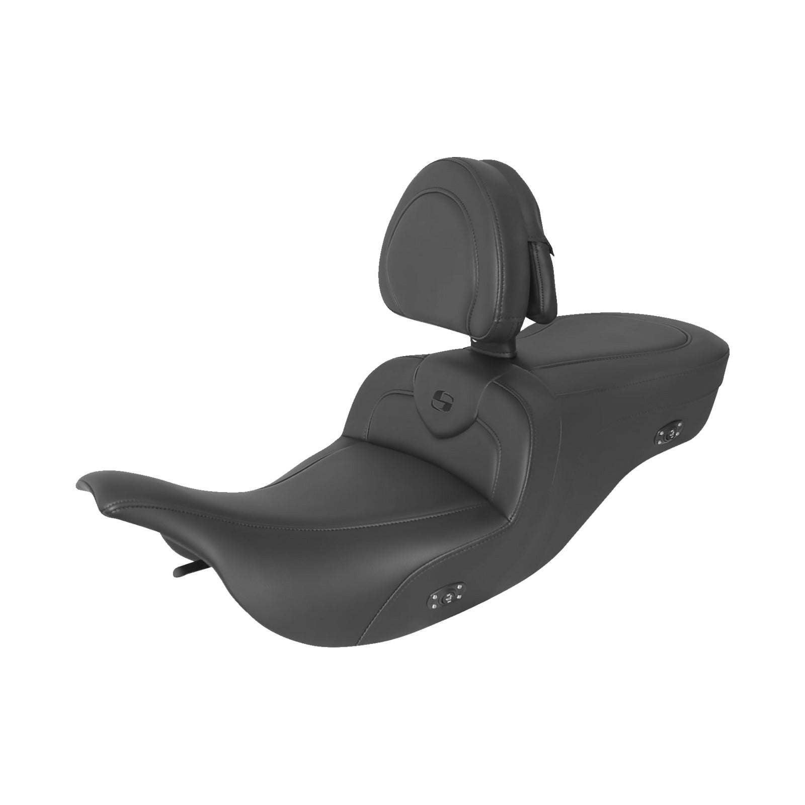 SADDLEMEN - HEATED ROADSOFA™ SEAT W/BLACK STITCHING - '97-'07