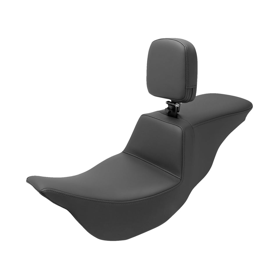 SADDLEMEN - TOUR STEP-UP SEAT - RIDER BACKREST - PLAIN - FL '08-'24