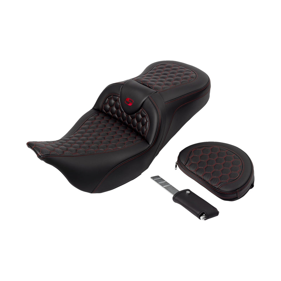 SADDLEMEN - ROADSOFA™ SEAT - HONEYCOMB - '08-'23