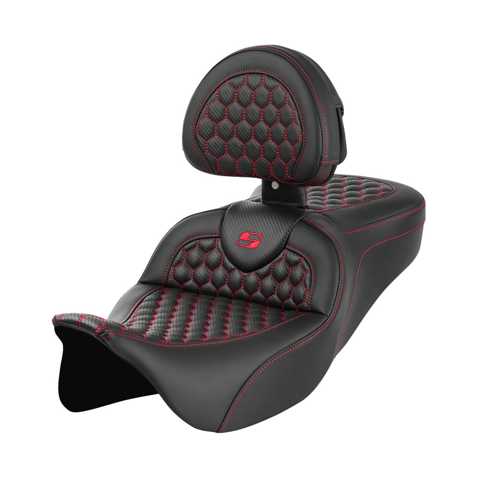 SADDLEMEN - ROADSOFA™ SEAT - HONEYCOMB - '08-'23