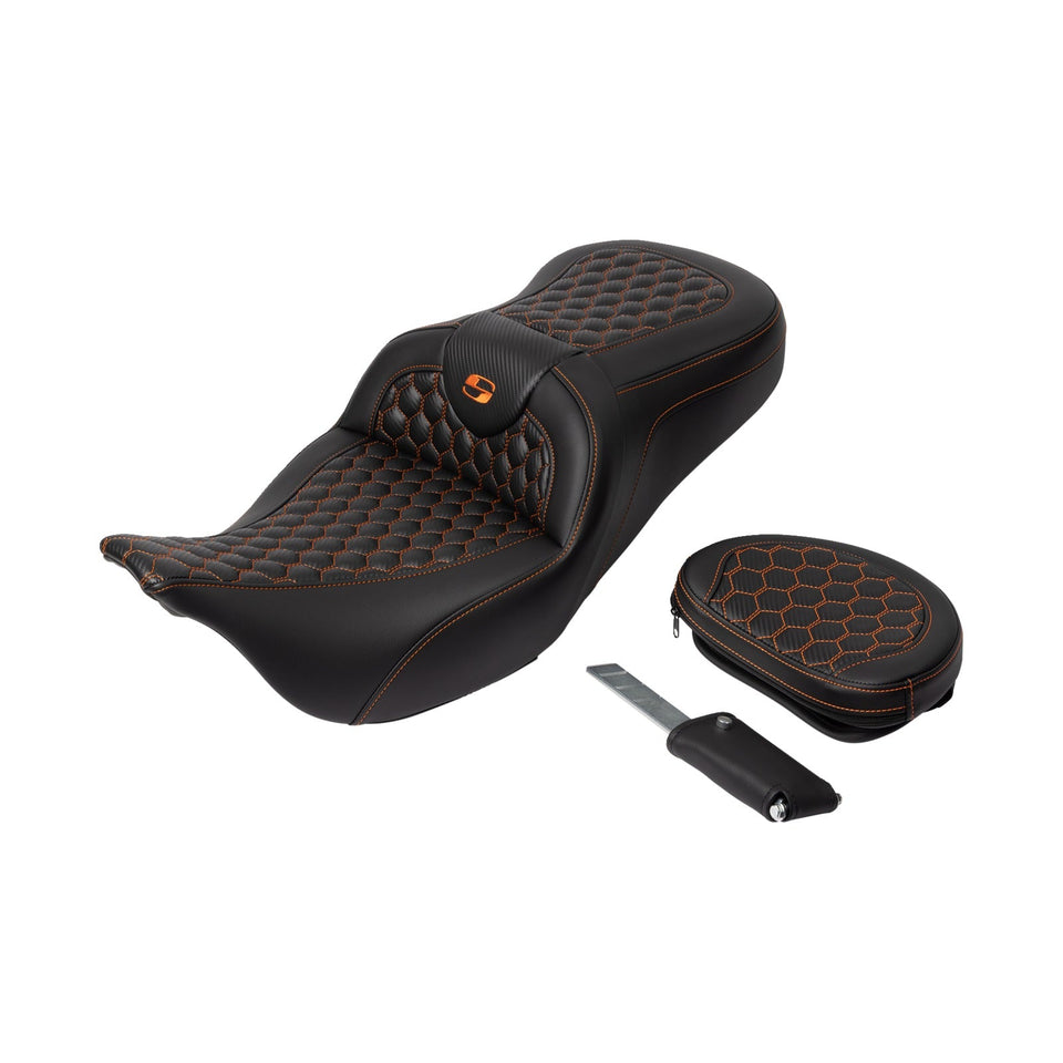 SADDLEMEN - ROADSOFA™ SEAT - HONEYCOMB - '08-'23