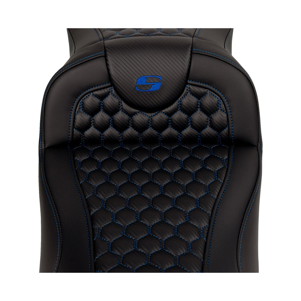 SADDLEMEN - ROADSOFA™ SEAT - HONEYCOMB - EXTENDED REACH - FLH/FLT '08-'24