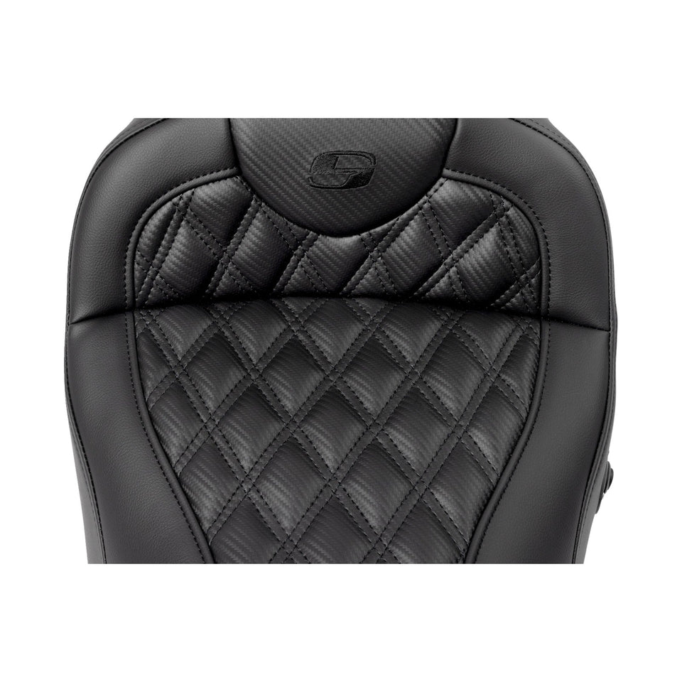 SADDLEMEN - ROADSOFA™ SEAT - CARBON FIBER - '08-'23 - SET 1