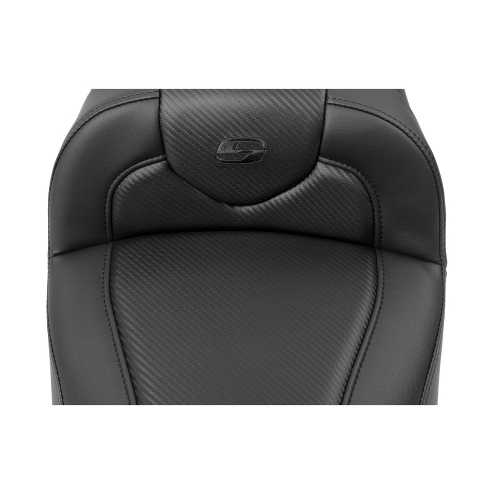 SADDLEMEN - ROADSOFA™ EXTENDED REACH SEAT - CARBON FIBER - FLTR/FLHX '23-'24 - SET 1
