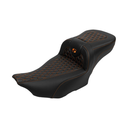 SADDLEMEN - ROADSOFA™ EXTENDED REACH SEAT - HONEYCOMB - FLTR/FLHX '23-'24
