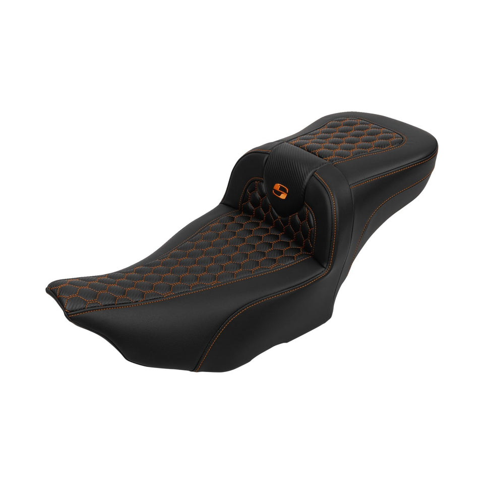 SADDLEMEN - ROADSOFA™ EXTENDED REACH SEAT - HONEYCOMB - FLTR/FLHX '23-'24
