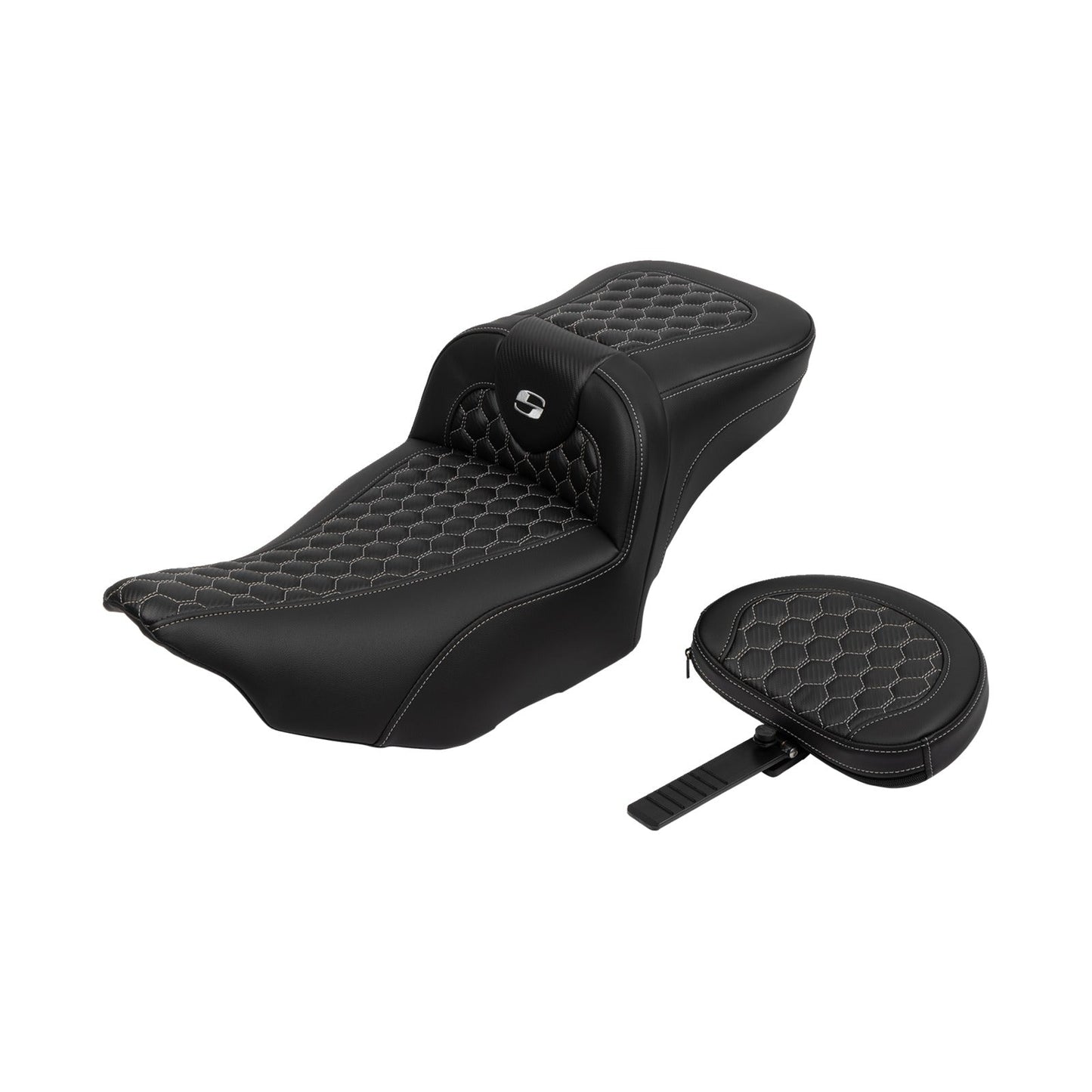 SADDLEMEN - ROADSOFA™ EXTENDED REACH SEAT - HONEYCOMB - FLTR/FLHX '23-'24