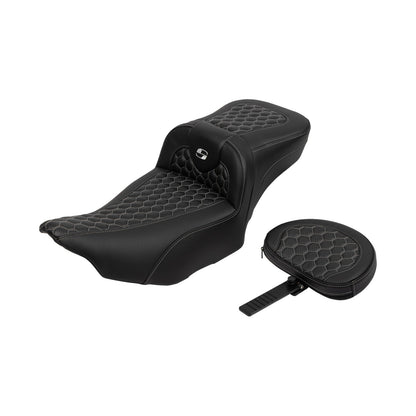 SADDLEMEN - ROADSOFA™ EXTENDED REACH SEAT - HONEYCOMB - FLTR/FLHX '23-'24