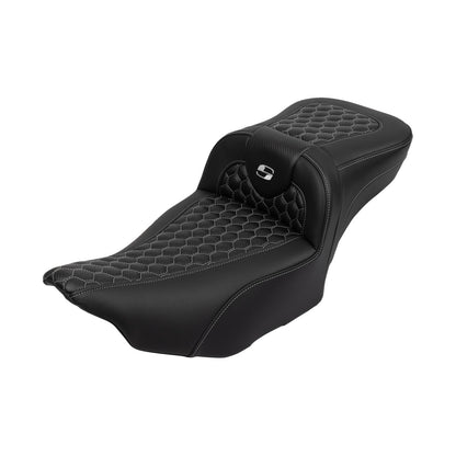 SADDLEMEN - ROADSOFA™ EXTENDED REACH SEAT - HONEYCOMB - FLTR/FLHX '23-'24