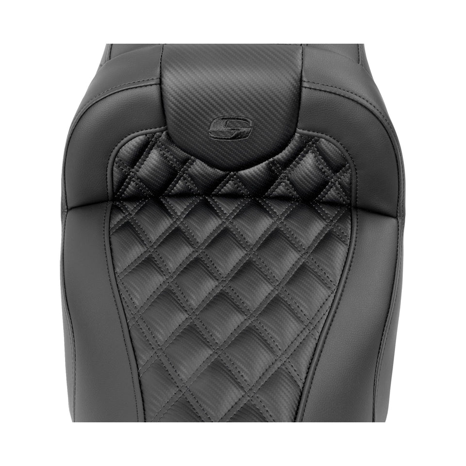 SADDLEMEN - ROADSOFA™ SEAT - CARBON FIBER - FLTR/FLHX '23-'24 - SET 1