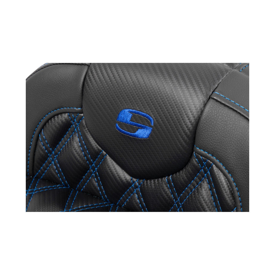 SADDLEMEN - ROADSOFA™ SEAT - CARBON FIBER - FLTR/FLHX '23-'24 - SET 1