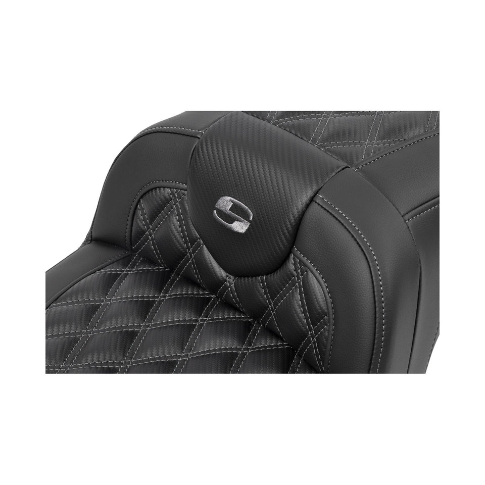 SADDLEMEN - ROADSOFA™ SEAT - CARBON FIBER - FLTR/FLHX '23-'24 - SET 1